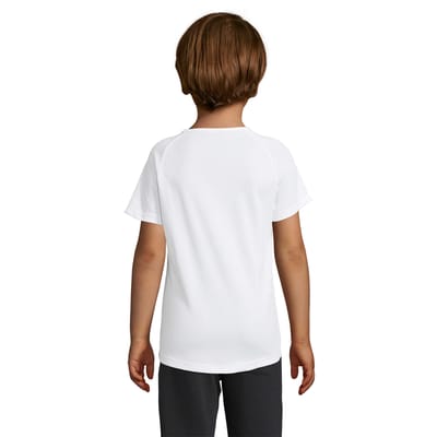 SOLS Kinderen/Kinderen Sportief Raglan T-shirt (Wit)