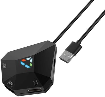 NAXSIR Maus - und Tastaturkonverter | Kabelgebundener Adapter | Compatibel met PS/PS3/Xbox/360 Console Series | Perfect voor Gamers die Präzisie wünschen