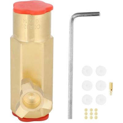 CGA320 Driehoekige CO2 Vuladapter Tank Cilinder Navulconnector Kit voor Soda Club