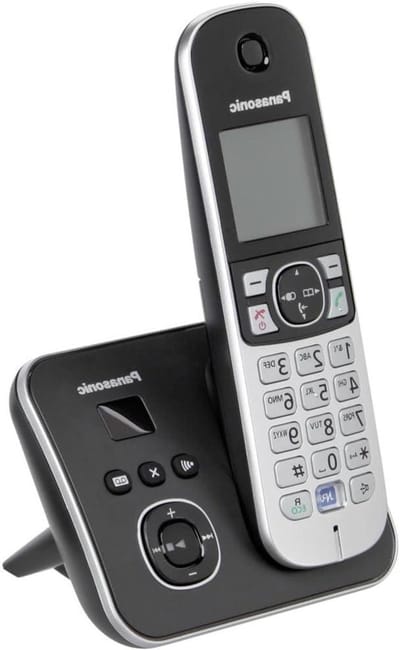 Draadloze DECT Telefoon - Antwoordapparaat Telefoon - Thuis Bellen - Eco-modus Signaalreductie - 120 Contacten - Zwart Zilver