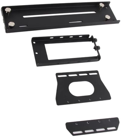 Dailygoody - Verticale GPU-montage - Ondersteuningskit voor Grafische Kaart - Zwart - Beweegbare Steun - LED - Geschikt voor ATX-behuizing - 3 en...
