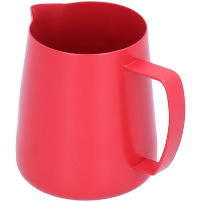 400ml Melkopschuimpit 304 Roestvrij Staal Koffie Latte Art Kop Mok Benodigdheid Rood red