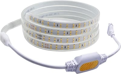 Recupereerbare 50M dubbele rij 9W/m IP65 2835 180LED/m LED-strip 220V - Warm wit licht - Overig - Wit Chaud 2300K - 3500K - SILUMEN