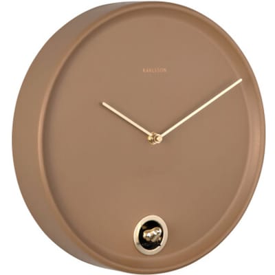 Karlsson - Wall Clock Esencia Cuckoo - Bruin - Ø30cm