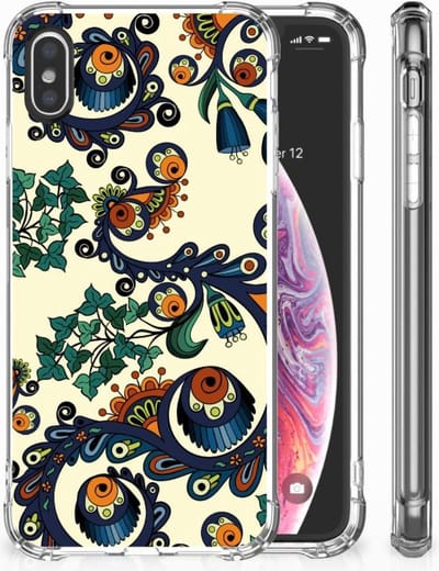 Anti Shock Case Apple iPhone X | Xs Barok Flower