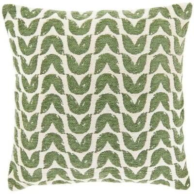 Unique Living - Sierkussen Gozi Tea Green -45x45cm