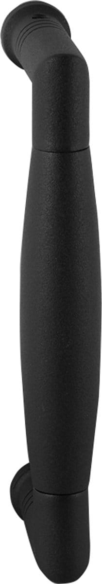 Deurgreep - Zwart - RVS - GPF - Binnendeur - GPF8305.61A Ika haaks 130x60/114mm zwart