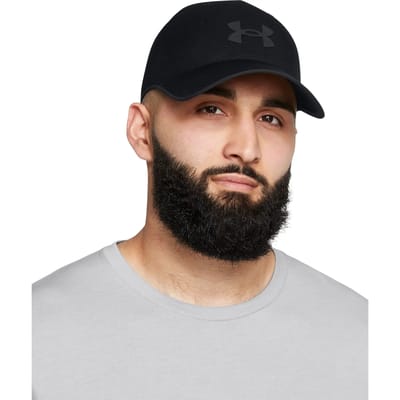 Under Armour Polyester, Elastaan Baseballpetten Unisex Zwart 6000413001 L/XL white