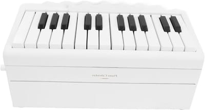 Speelbare Kalender - Muziek Bureaukalender - Muziek Maken - 25 Toetsen Piano - 19.5 cm - Wit