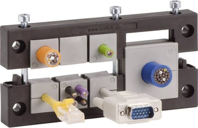 Icotek KEL 24/5 Kabelinvoeringsplaat Polyamide Zwart 1 stuk(s)