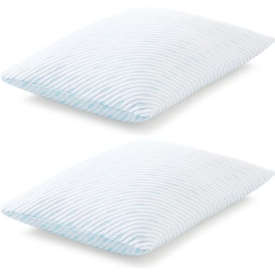 TEMPUR - Set Van 2 - Prima SmartCool Hoofdkussens Medium - 60 x 50 cm - Wit Textiel - SmartCool Technology - Slaapkamer & Rust - Dubbel Voordeel Drukverlagend