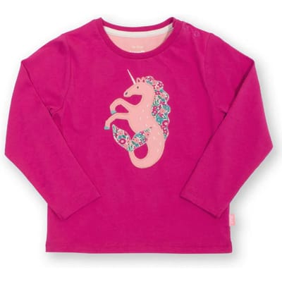 T-shirt met lange mouwen voor babymeisjes Kite Merhorse