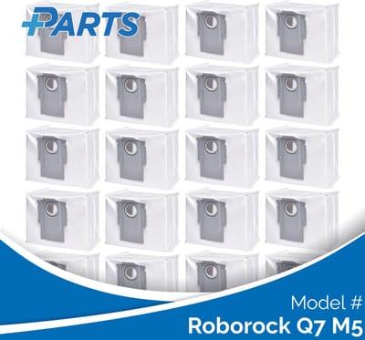 Roborock Q7 M5 Stofzakken (20 Stuks, Plus.Parts® alternatief voor 8.02.0132)