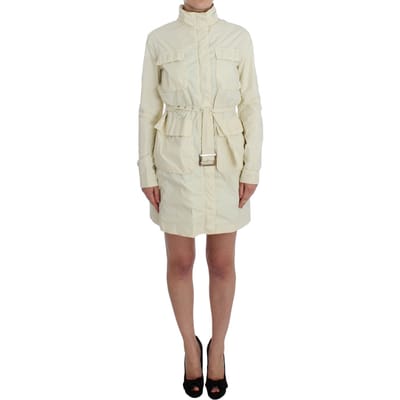 P.A.R.O.S.H. Beigekleurige Weerbestendige Trenchcoat