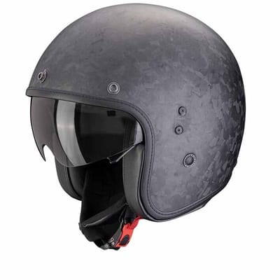 Scorpion Belfast Carbon Evo Onyx Mat Zwart Jethelm - Helm