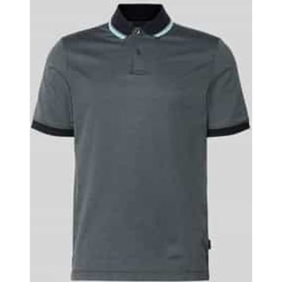 regular fit poloshirt met polokraag en korte knoopsluiting