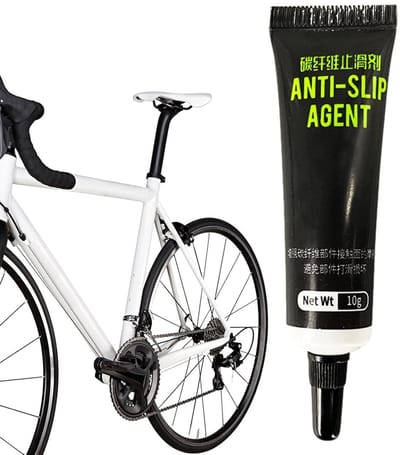 Fiets Antislip Smeermiddel - Koolstofvezel Gel - Fietsmontage - Verhoogt Wrijvingsweerstand - 10 g - Transparant