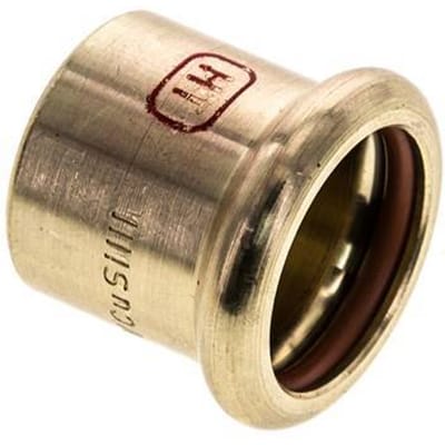 End Cap - 22mm Persmof - Koperlegering
