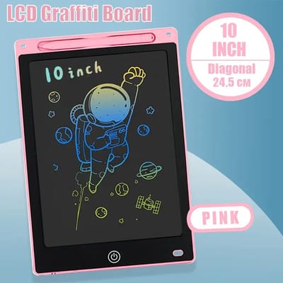 DW4Trading LCD Grafische Tekenbord met Pen en Batterij Roze 10 Inch - Tablet Kinderen Creatief