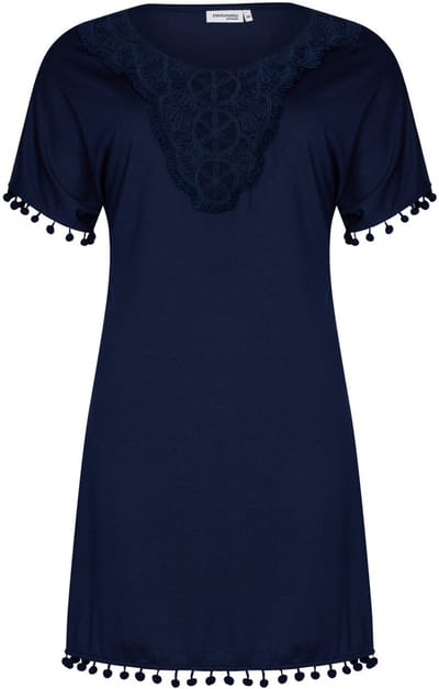 Pastunette Jurk Beach Breeze - Ecovero Viscose - Blauw - Maat 36