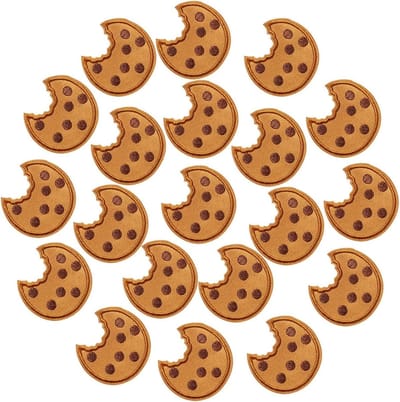 Set van 20 Broderie Patches voor Kleding, Tassen en DIY Projecten - Strijkbare Applicaties voor Kinderen en Creatieve Handwerken