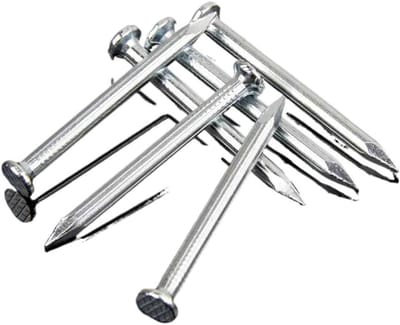 Bevestigingsspijkers - Vloerplankpennen - Klus Benodigdheden - Gegalvaniseerd Staal - 1kg 40mm - Zilverkleurig