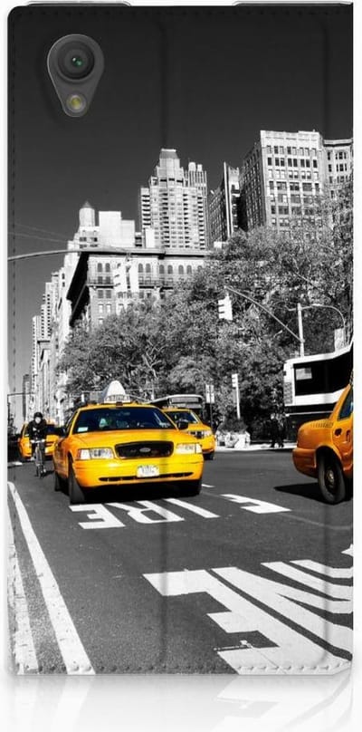 Sony Xperia L1 Book Cover New York Taxi