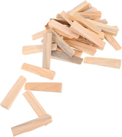 Houten Deurwig - Deurstop Wig - Houd Deuren Open - Antislip Ontwerp - 40 Stuks - Khaki