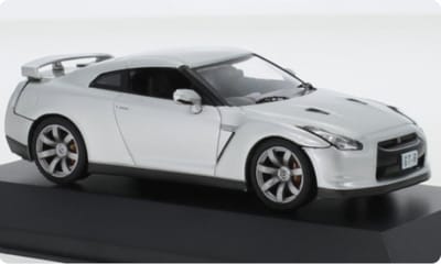Nissan GT-R R35 2008 Zilver - Model 1/43 - First:43
