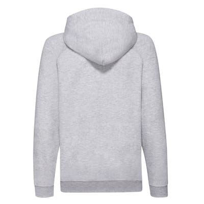 Fruit of the Loom Lichtgewicht Hoodie Kinderen/Kinderen (Heide Grijs)