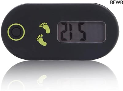 RFWR® Stappenteller met Clip en Groot Display voor Hardlopen, Wandelen en Fitness