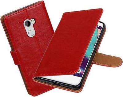 BestCases.nl HTC One X10 Pull-Up booktype hoesje Rood