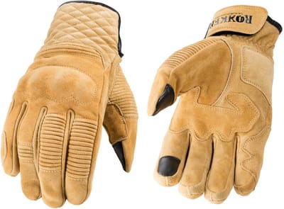 ROKKER Tucson Rough Zandkleurige Handschoenen - Handschoen
