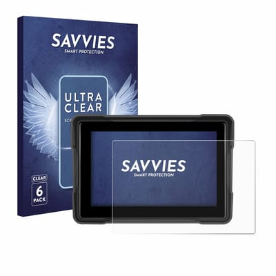Savvies - Screenprotector voor GOHHDL A4058-IP67 5" - Folie Beschermfolie transparant 6 Stuks