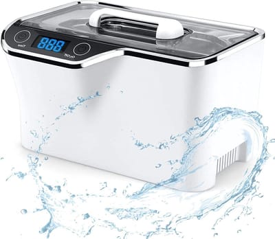 Ultrasone Reiniger - Sieraden Reiniger - Voorwerpen Reinigen - Krachtige 50W Reiniging - 600ML Tank - Wit