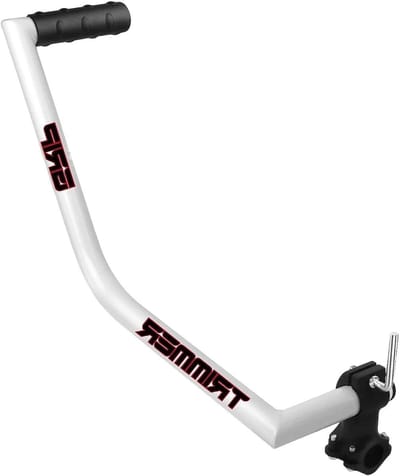 Ergonomische grasmaaiergreep - Onkruidgreep verlenger - Efficiënt grasmaaien - Aluminiumlegering constructie - 5334 cm lengte - Wit