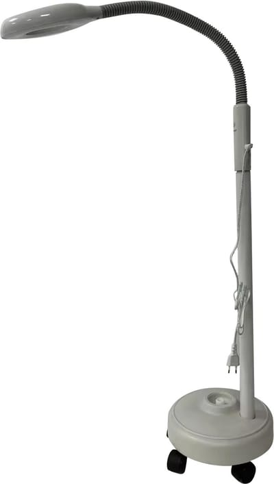 LotaHome - Staande Loeplamp - 150cm - Professionele Staande Loeplamp met LED Verlichting - Dimbaar en Buigbaar - Vergrootglas met 3x Vergroting - Vergrootglas Loep - Flexibele Staande Loeplamp - Leeslamp, Bureaulamp, Werklamp - Vergrotingslamp