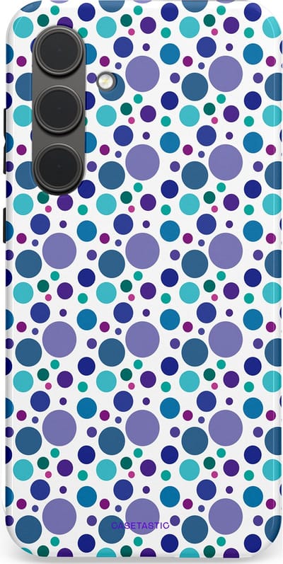 Casetastic Hoesje Geschikt voor Samsung S24 Plus - Stijlvolle Beschermende Duo-layer Case - Bubble blauw