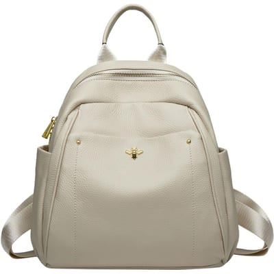 Zakelijke Rugzak voor Dames, Topkwaliteit Leren Tas, Voor Dagelijks Gebruik naar Werk, High-end Leren Schooltas 27*17*31cm