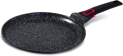 Crêpemaker 28 cm Graniet Pro Zwart Gesmeed Aluminium