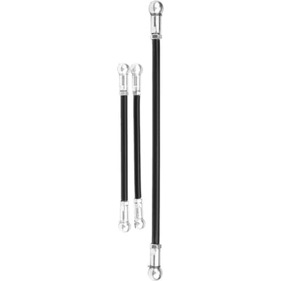 3 pièces Tringles de liaison de levier de vitesse de voiture pour PEUGEOT 106 19912003 Citroen Saxo 19942004 black