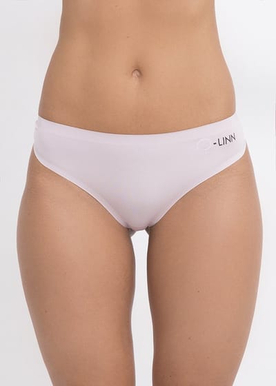Thong / string, naadloos, Beige / Violet Ice