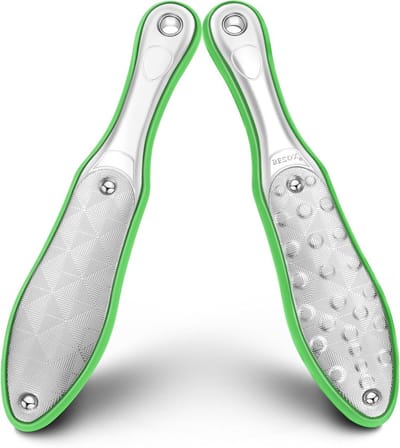 Zware Rvs Voetenvijl voor Pedicure - Dubbelzijdige Huidverwijderaar voor Dode Huid - Draagbare Voetverzorging Tool