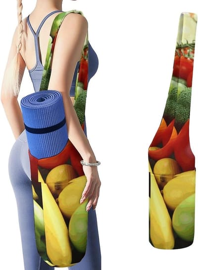 Yoga Mat Tas - Draagtas Gym - Sport Accessoires - Multifunctionele Zakken - 50x40x18cm - Wit