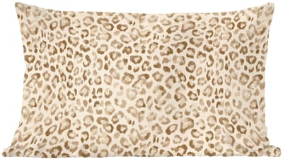 Sierkussens - Kussentjes Woonkamer - 60x40 cm - Luipaard - Klassiek - Beige