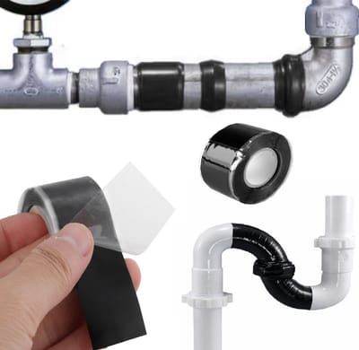Waterdichte Reparatietape – Siliconen Afdichtingstape – 2,5 cm x 1,5 m – Zelfvulkaniserend – Voor Lekkages, Leidingen, Slangen & Kabels
