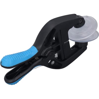 Zuignap Openings Tang Ergonomische Anti-Slip Handgreep PVC Verstelbaar Verwijderbaar Sterke Zuignap black