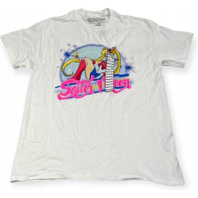Koszulka T-shirt męski okrągły dekolt SPENCER'S SAILOR MOON M gray