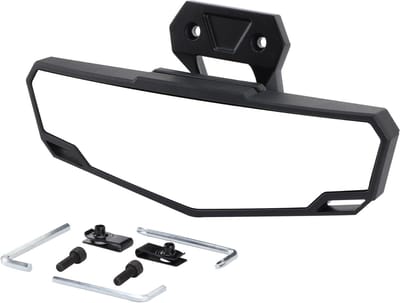 GOOFIT Zwarte UTV middenzijspiegel, achteruitkijkspiegel, offroad, vervanging voor terreinvoertuig, ATV, UTV, Dune Buggy, strand, buggy 2020 tot 2023, Polaris RZR PRO XP /4
