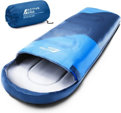 slaapzak / Premium Slaapzak Volwassenen & Kinderen - Warme 3-4 Seizoenen, Waterdichte Lichtgewicht Slaapzak voor Mannen, Vrouwen, Kamperen, Festivals & Buitenshuis met Compressiezak